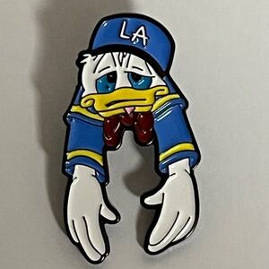 LA Dodgers Donald Duck Hat Pin Pins Streetwear Hats Bag Baseball Fitted New Era